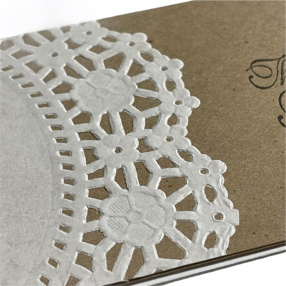 Special Doily Thank You Card Bundle Set of 6 - Picture 4 of 12